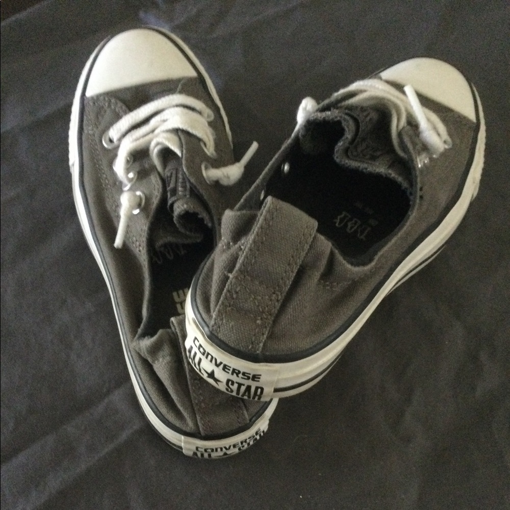 Women’s Converse All Stars Shoreline Slip On - Size 5  Gray